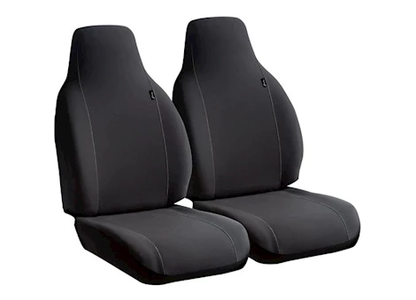 Fia Inc. SEMI-CUSTOM FIT FRONT BUCKET SEATS, WITH ADJUSTABLE HEADRESTS, BLACK